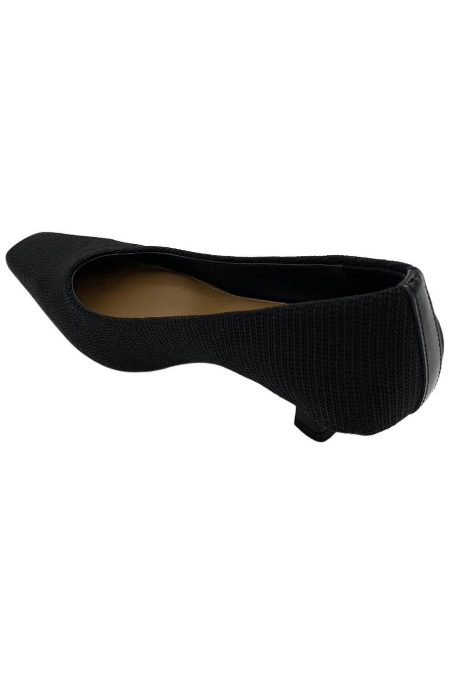Donald Pliner Women's Cristin Stretch Fabric Pump Heel Black - Medium - Picture 3 of 3